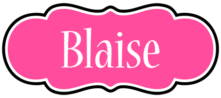 Blaise invitation logo