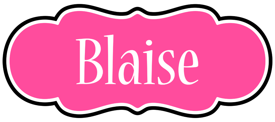 Blaise invitation logo