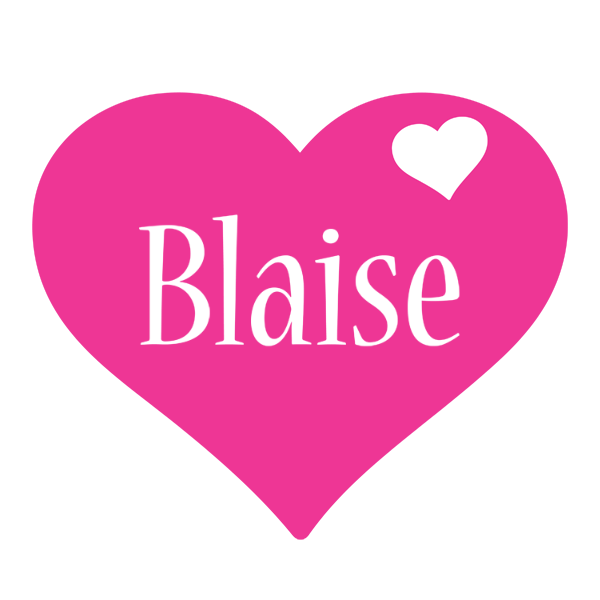 Blaise love-heart logo