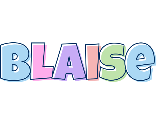 Blaise pastel logo