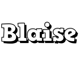 Blaise snowing logo