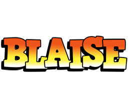 Blaise sunset logo