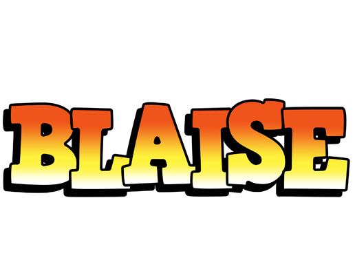 Blaise sunset logo