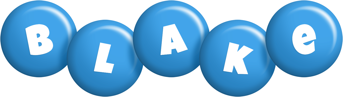 Blake candy-blue logo