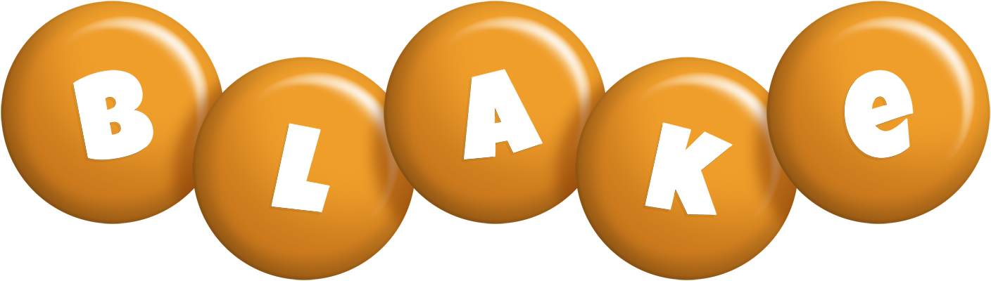 Blake candy-orange logo