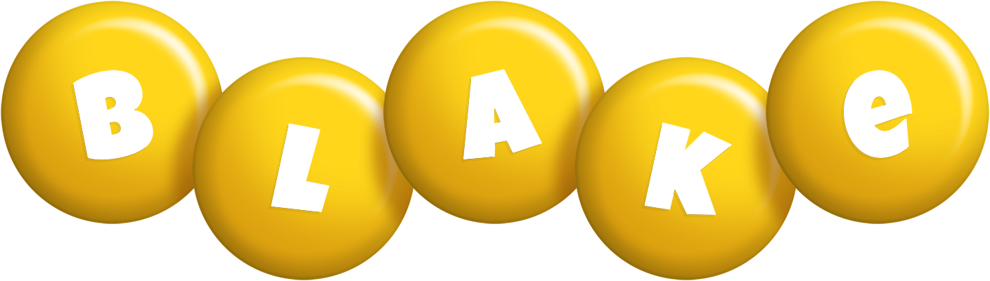 Blake candy-yellow logo