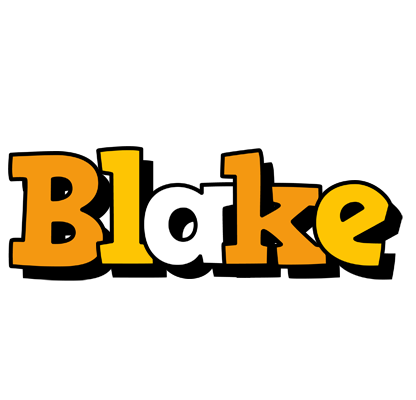 Blake cartoon logo