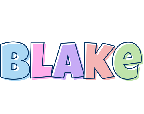 Blake pastel logo