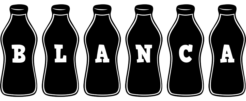 Blanca bottle logo