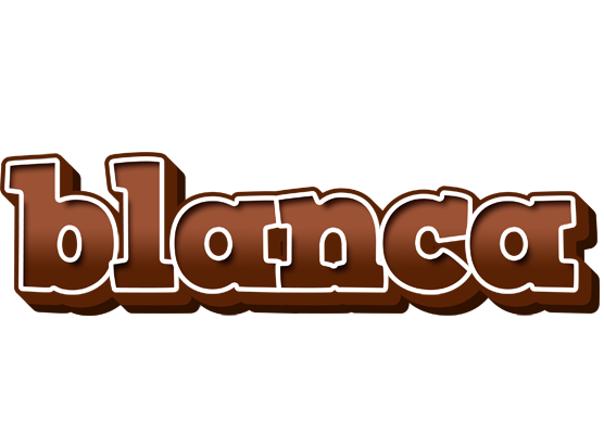 Blanca brownie logo