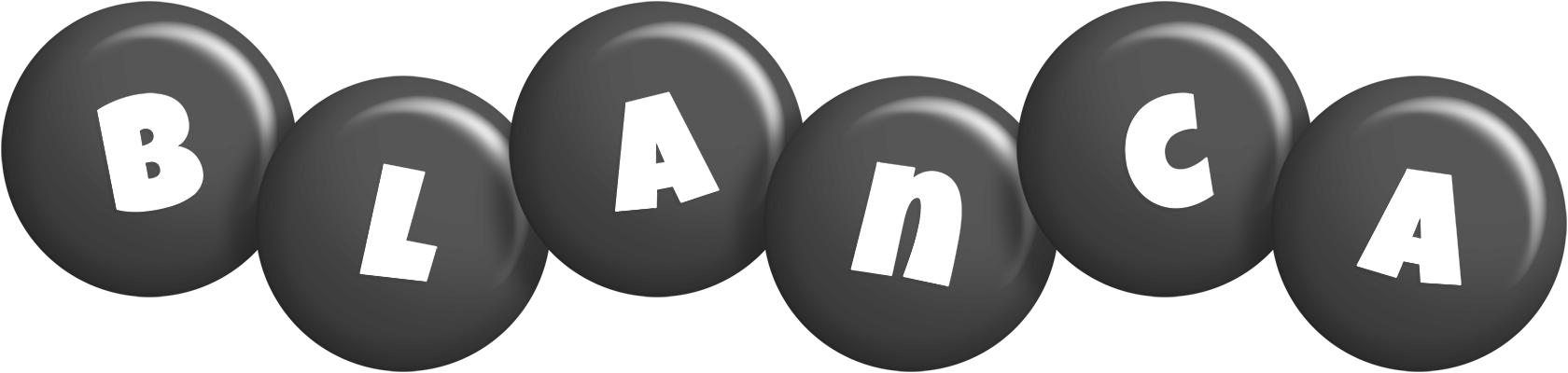 Blanca candy-black logo