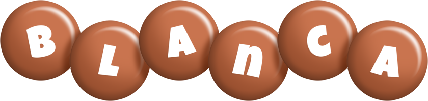 Blanca candy-brown logo