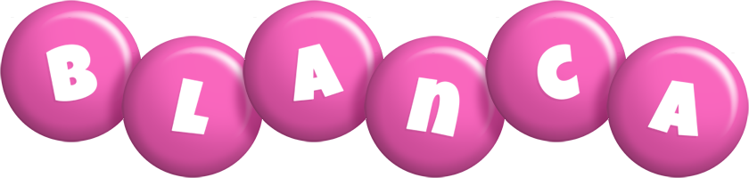 Blanca candy-pink logo