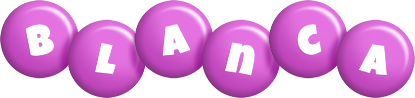 Blanca candy-purple logo