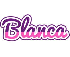 Blanca cheerful logo