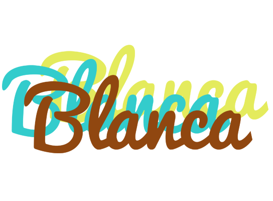 Blanca cupcake logo