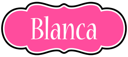 Blanca invitation logo