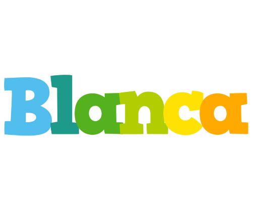 Blanca rainbows logo
