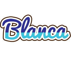 Blanca raining logo