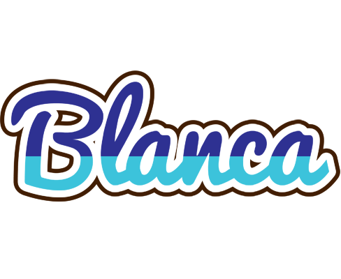 Blanca raining logo