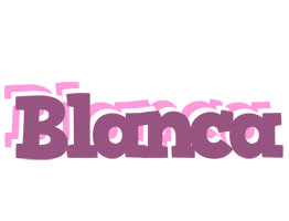 Blanca relaxing logo