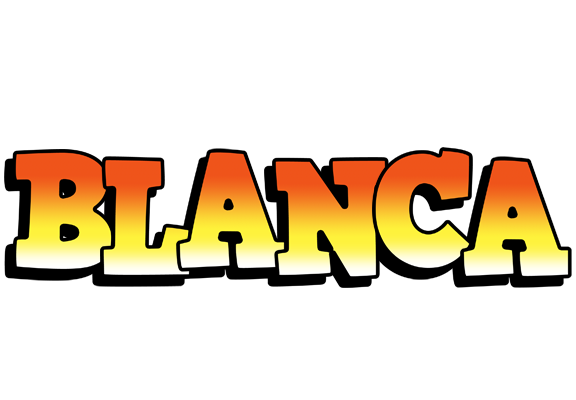 Blanca sunset logo