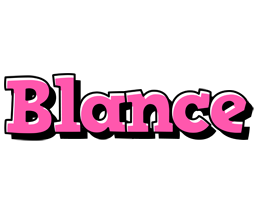 Blance girlish logo