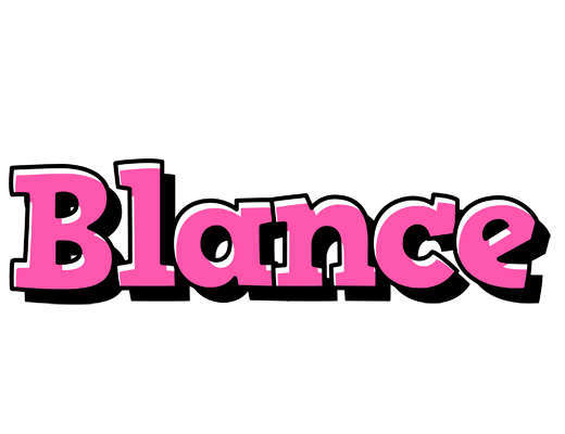 Blance girlish logo