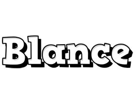 Blance snowing logo