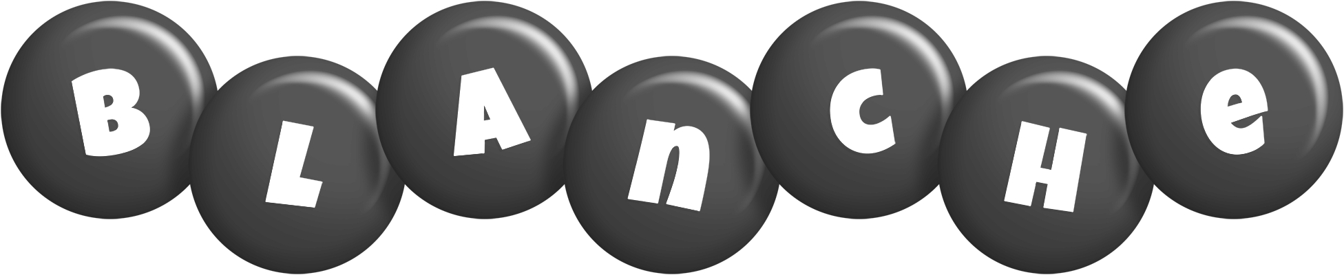 Blanche candy-black logo