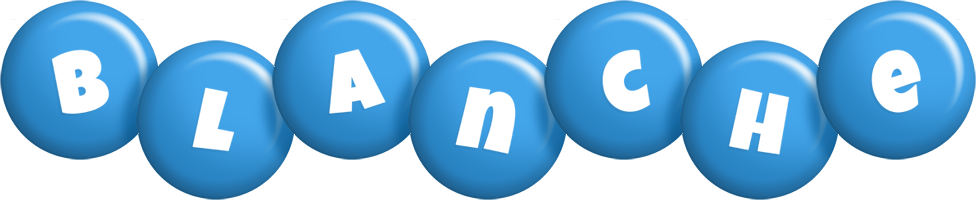 Blanche candy-blue logo
