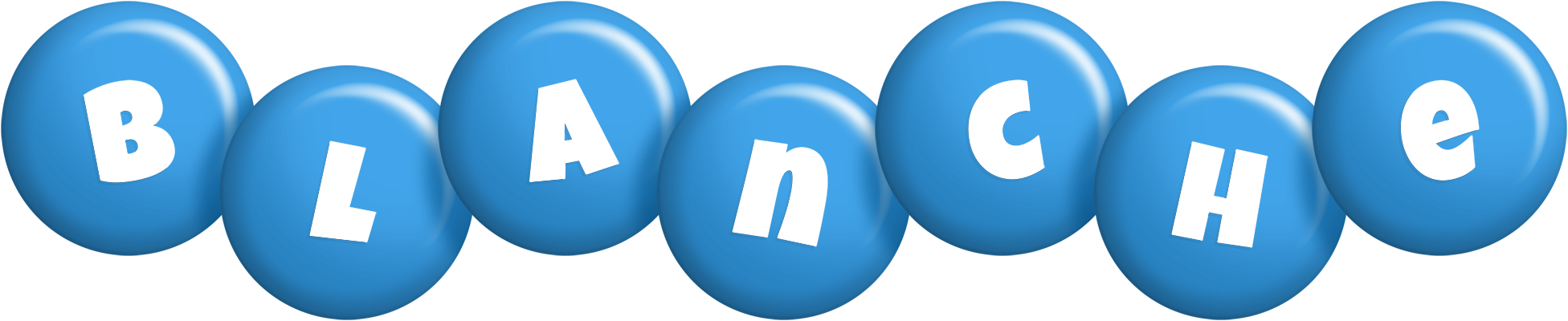 Blanche candy-blue logo