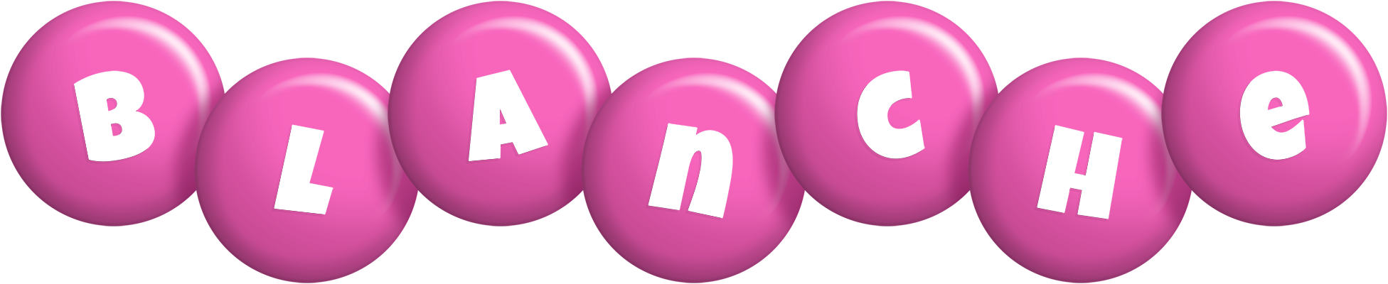 Blanche candy-pink logo