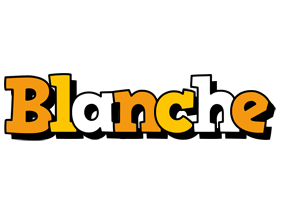 Blanche cartoon logo