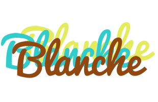 Blanche cupcake logo