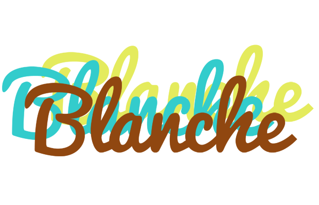Blanche cupcake logo