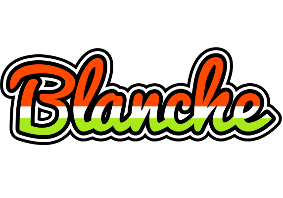 Blanche exotic logo