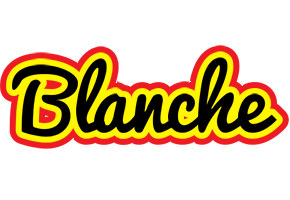 Blanche flaming logo