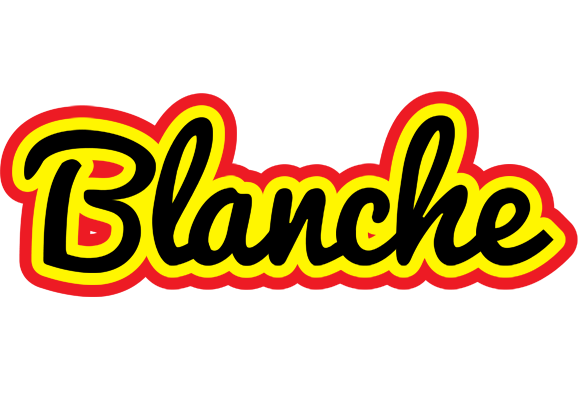 Blanche flaming logo