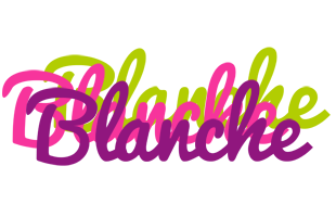 Blanche flowers logo