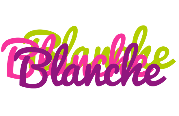Blanche flowers logo