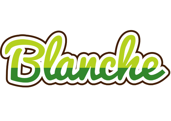 Blanche golfing logo