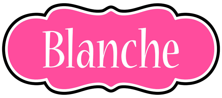 Blanche invitation logo