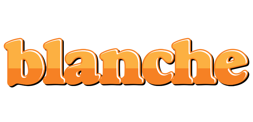 Blanche orange logo