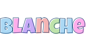 Blanche pastel logo