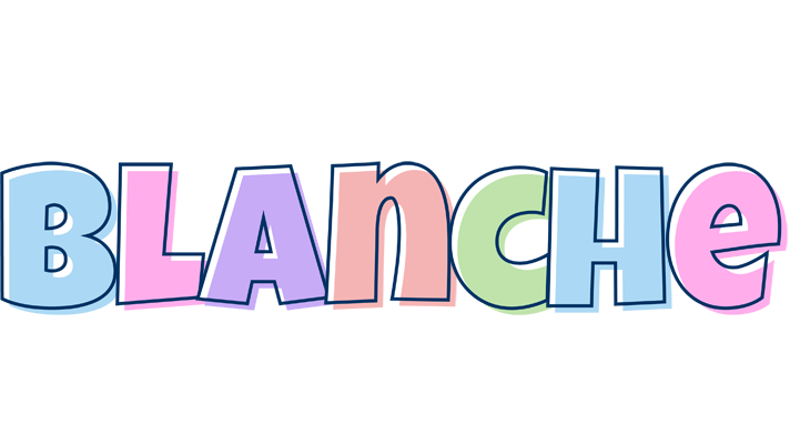 Blanche pastel logo