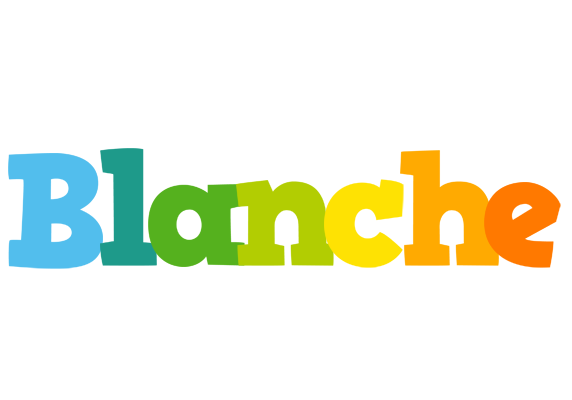 Blanche rainbows logo