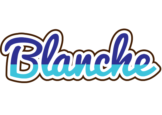 Blanche raining logo