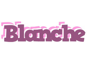 Blanche relaxing logo