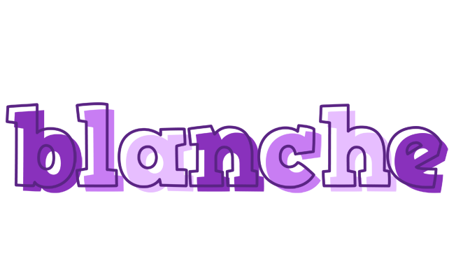 Blanche sensual logo